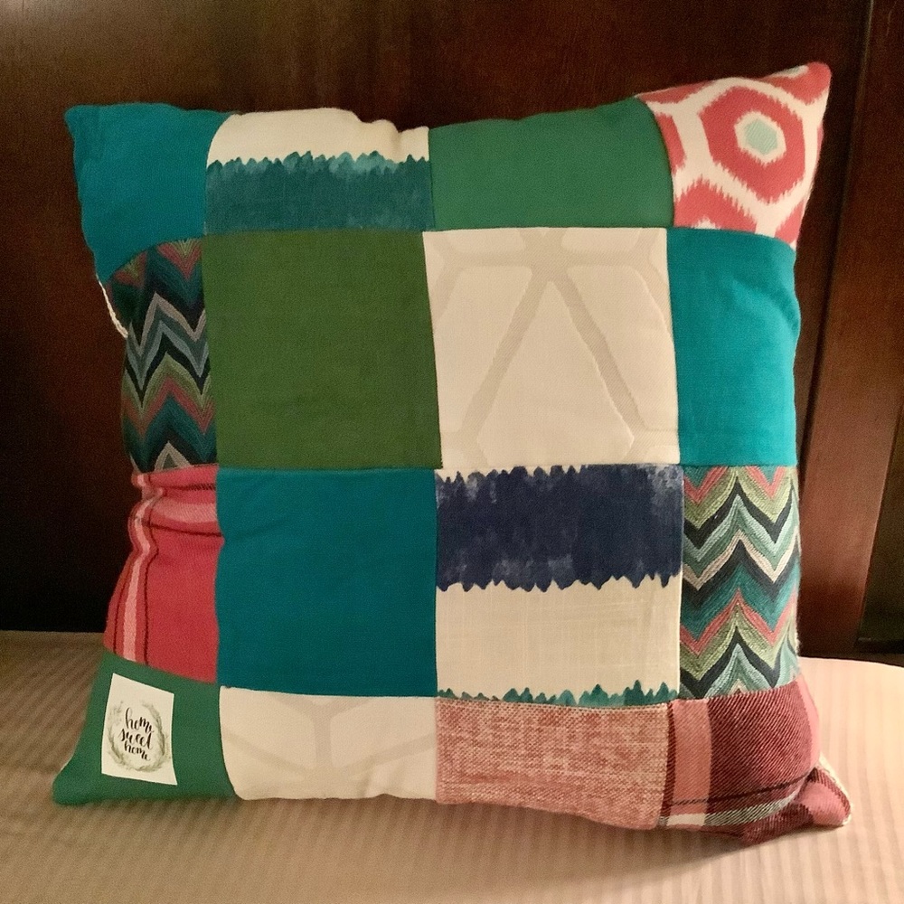 ‘Pillow Talk’ custom decorative pillow